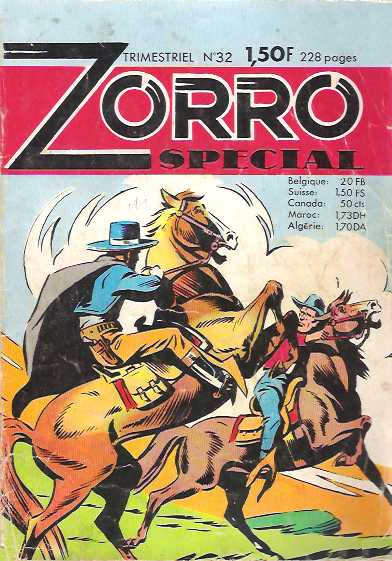 Scan de la Couverture Zorro Spcial n 32